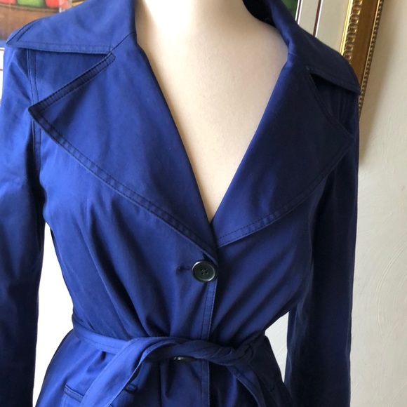Apt. 9 Jackets & Coats Royal Blue Trench Coat Poshmark